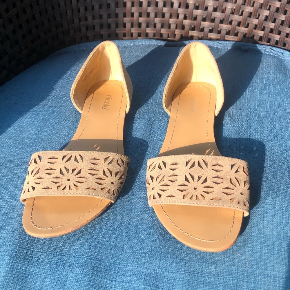 Size 6.5 - Nude Nicole Sandal